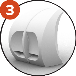 Aspect extérieur est composé de gel coat teinté dans la masse, il garde un aspect lisse et neuf