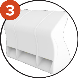Aspect extérieur est composé de gel coat teinté dans la masse, il garde un aspect lisse et neuf