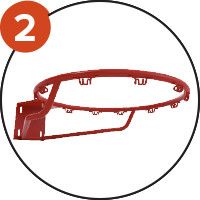 Cercle en acier plein 18mm avec 2 renforts