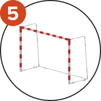 Arceaux arrières + barre de stabilisation basse en 30x30mm &nbsp; 