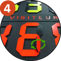 Score simple et rapide à changer manuellement
