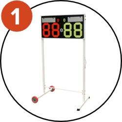 Marqueur de score horloge