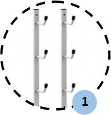 Zoom sur verticalité des rangements