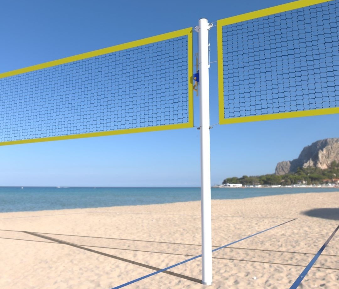 Poteau central beach volley