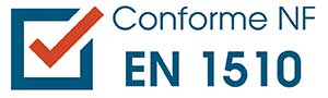 Conforme NF EN1510